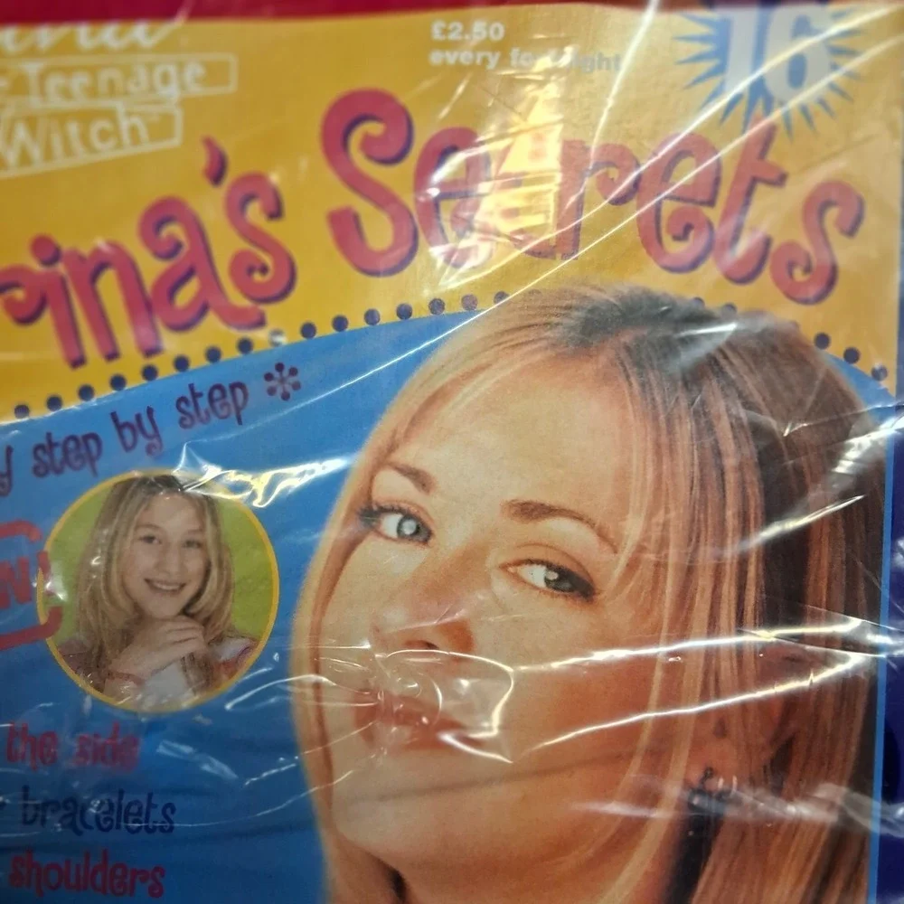 Sabrina's Secrets The Teenage Witch Sealed RARE HTF Magazine Tray Stars Hair...